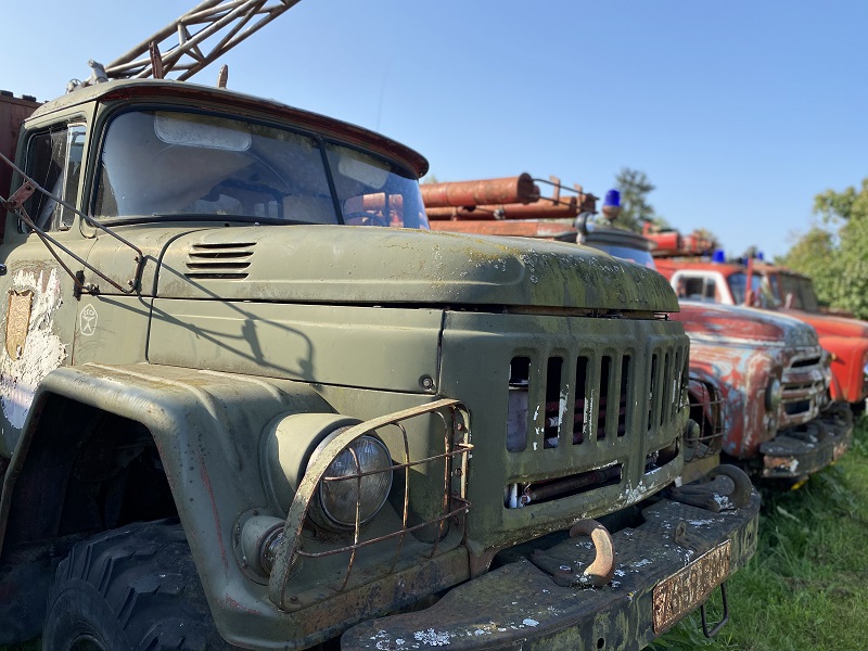 carros soviéticos no Vanatehnika Varjupaik