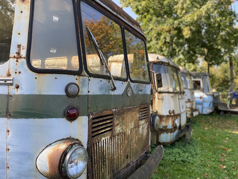 carros sovieticos no Vanatehnika Varjupaik