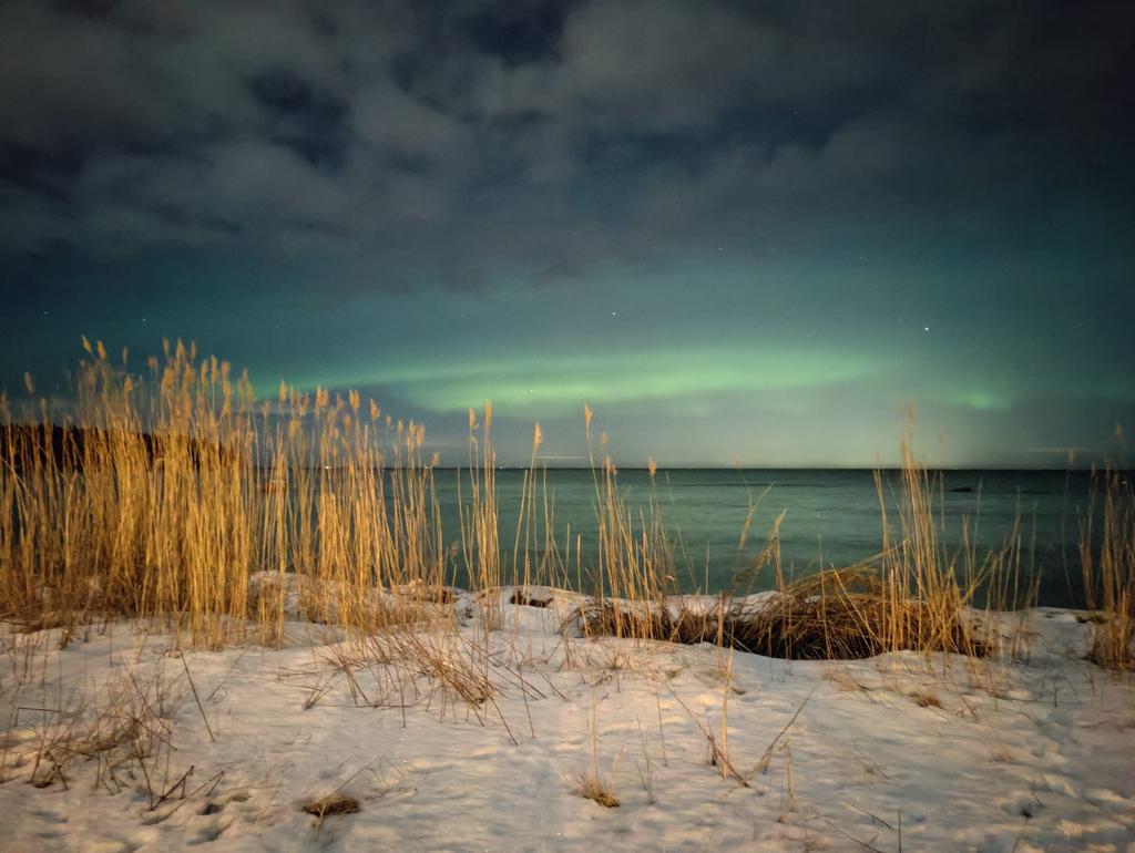 aurora boreal na estonia